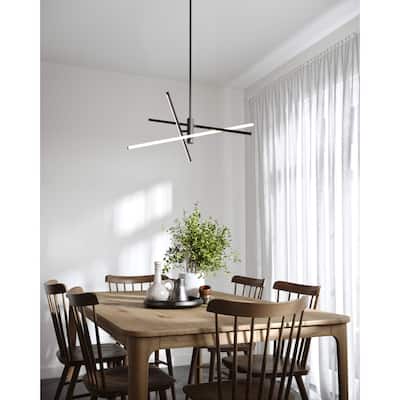 Asterisk Three Branch LED CCT Pendant