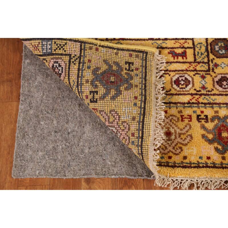 Geometric Heriz Serapi Runner Rug Traditional Handmade Wool Carpet - 2'4" x 7'8"
