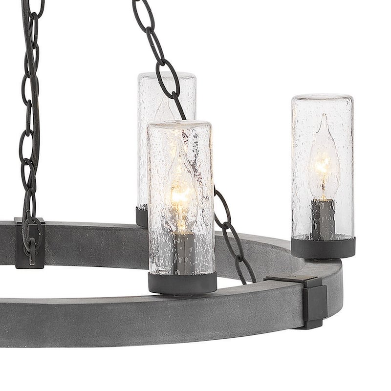 Hinkley Lighting Sawyer 12v 21w 6 Light 24" Wide Open Air LED Outdoor