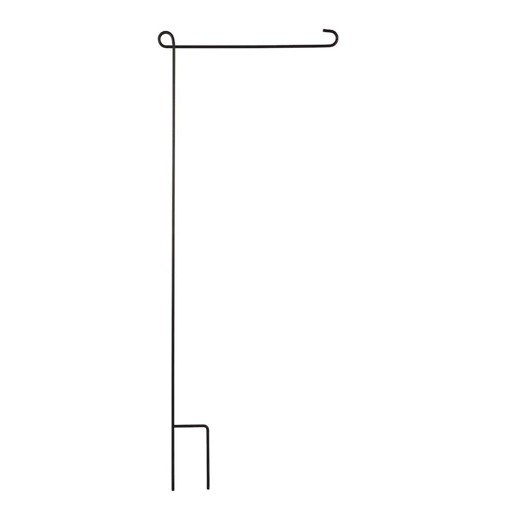 44 in. Steel Garden Flag Stand