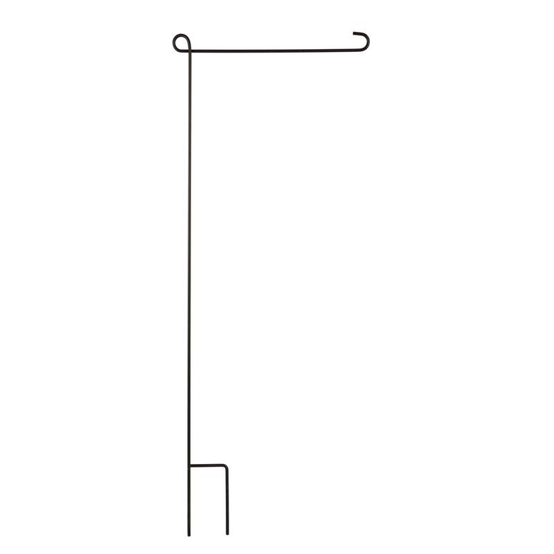 44 in. Steel Garden Flag Stand