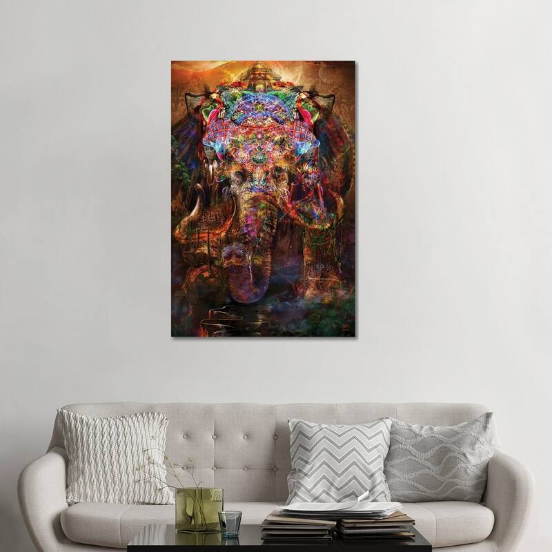 iCanvas "Ganesha" by Jumbie Canvas Print - 48x32x1.5