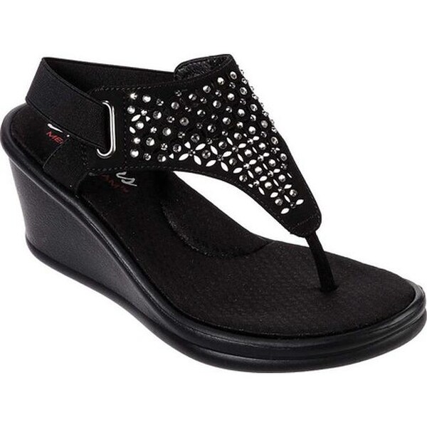 Skechers Women s Rumblers Wedge Sandal 2024 www.favors