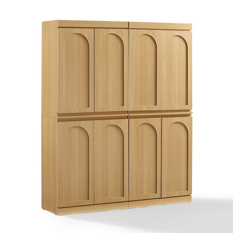Crosley Marco 2-Piece Kitchen Pantry Storage Cabinet Set- 2 Pantries