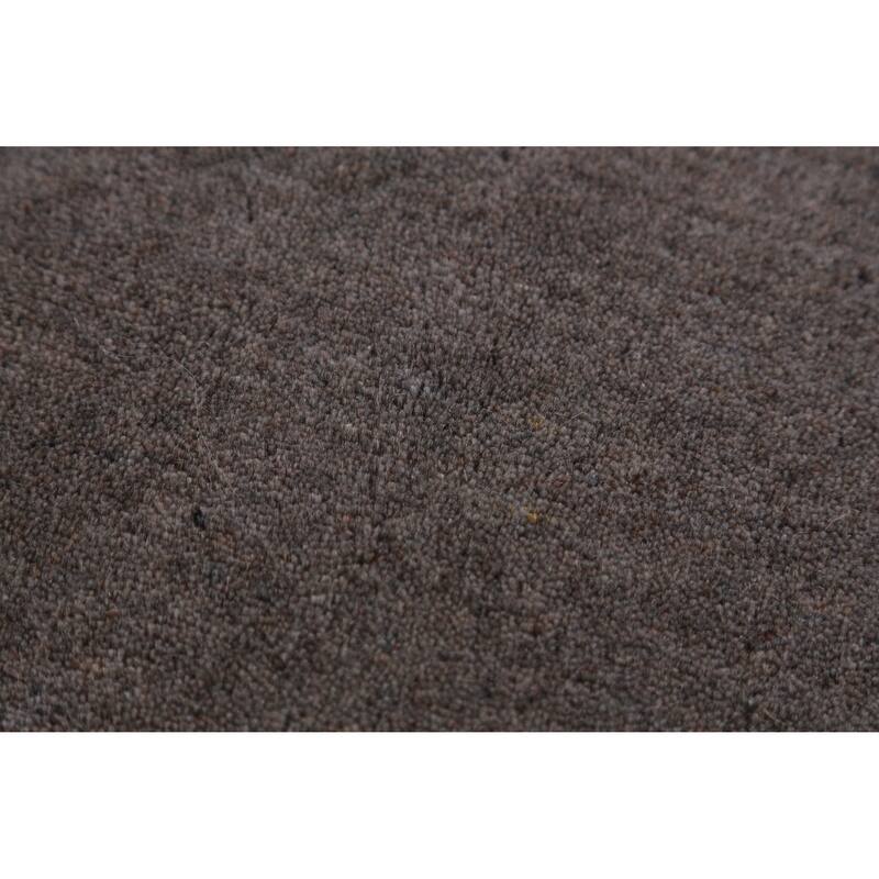 Hand Knotted Oriental 100% Wool Carpet Tribal Tribal Greys & Charcoal Gabbeh Area Rug - 12' 3'' X 8' 10''