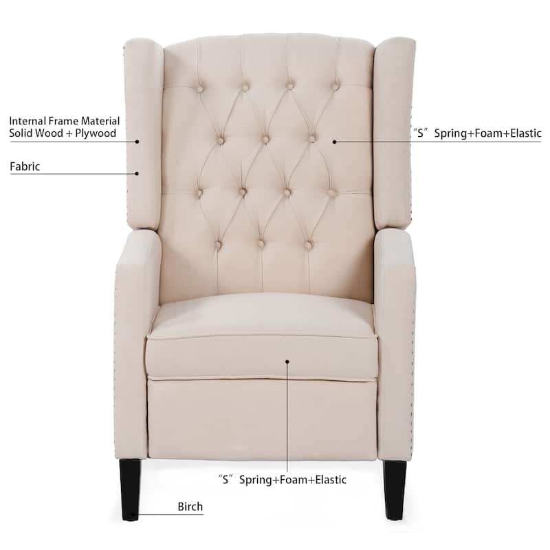 27.16" Wide Manual Wing Chair Recliner