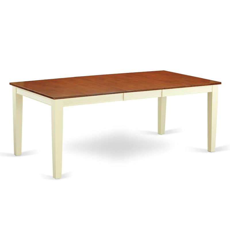 Asian Fusion Dining Set - 8 Seat Rectangular Table & Chairs - Modern Kitchen Dinette