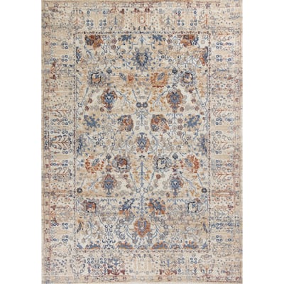 Domani Cassia Beige Traditional Persian Area Rug
