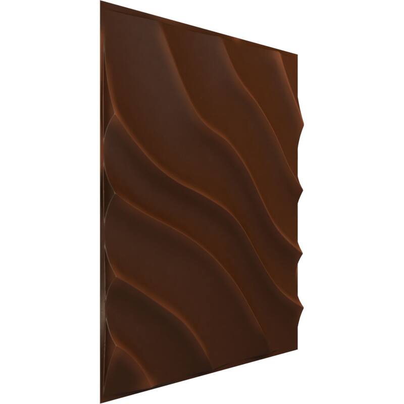 19 5/8"W x 19 5/8"H Modern Wave EnduraWall Decorative 3D Wall Panel