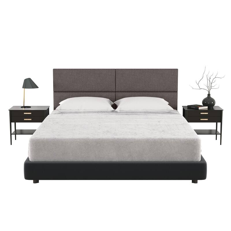 Jaxx Panelist Modern Padded Headboard - Set of 4 Wall Mounted Panels