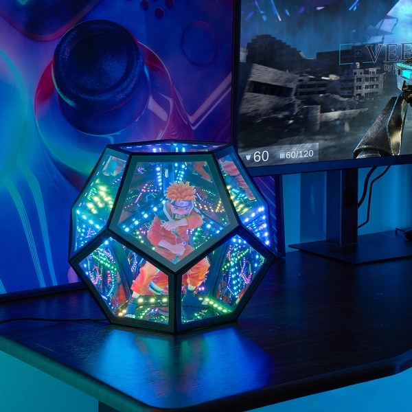 Large Infinity Dodecahedron Gaming Light - 11.5 inch - Bed Bath