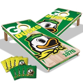 Oregon Ducks NCAA 2x4 Cornhole Board Set