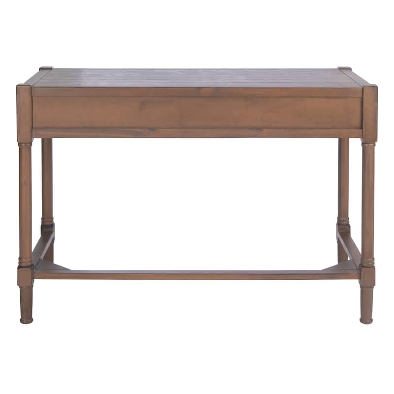 SAFAVIEH Zennure White Washed Grey Writing Desk