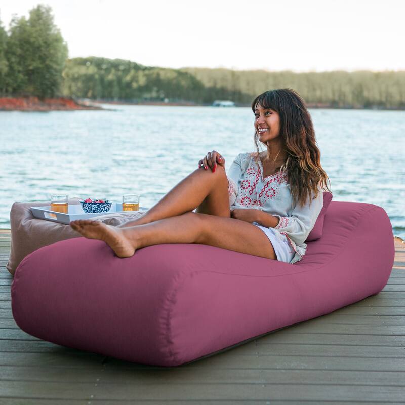 Jaxx Arlo Outdoor Bean Bag Lounge with Pillow