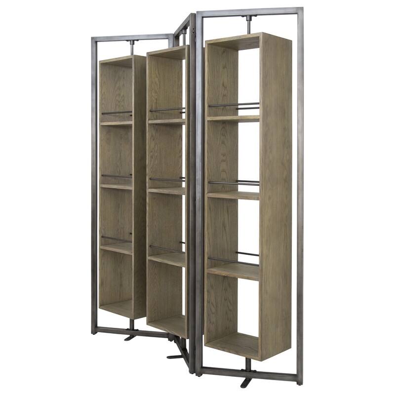 Yosemite Home Decor Arlo 75 x 64 Rotating Shelving Unit - 64 x 9.8 x 75