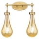 preview thumbnail 1 of 11, Innovations Lighting Downtown Urban - Owego - 2 Light 17" Wall-Mounted Bath Vanity Light Brushed Brass, Mercury