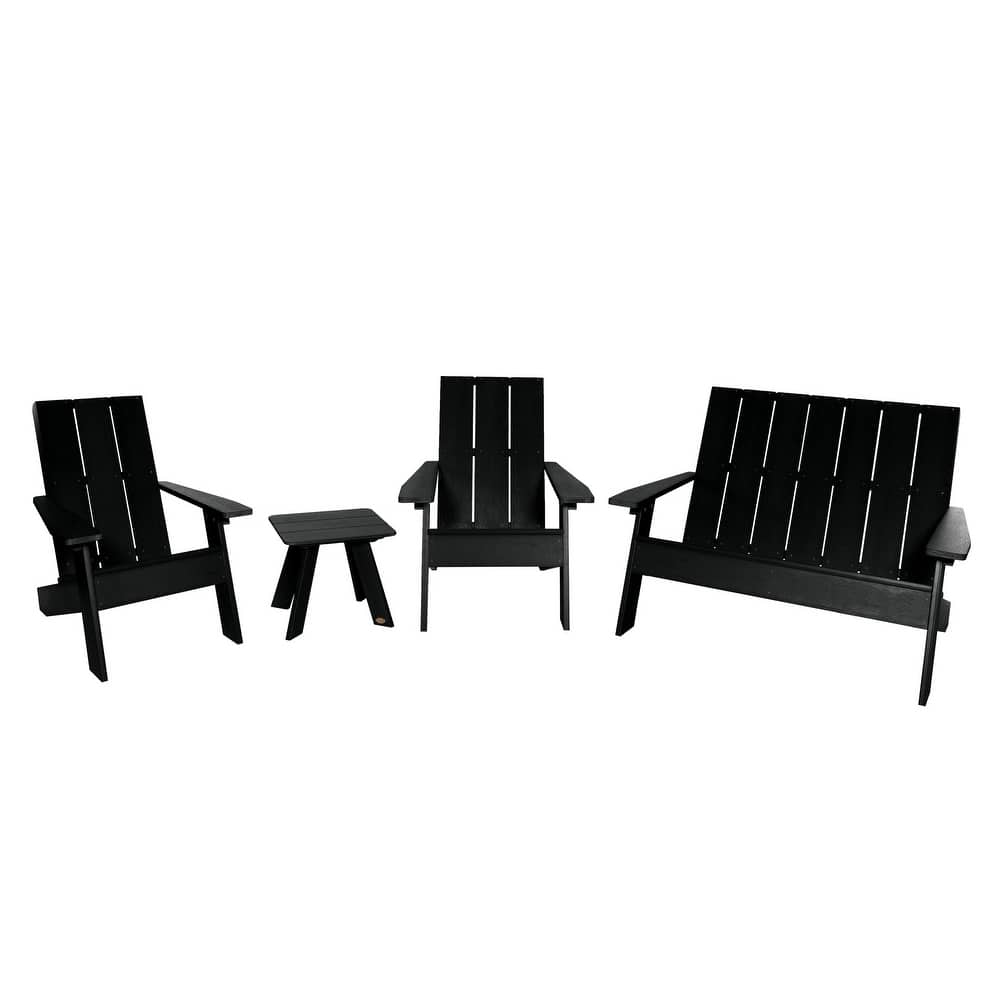 Italica Modern 4-piece Adirondack Patio Set