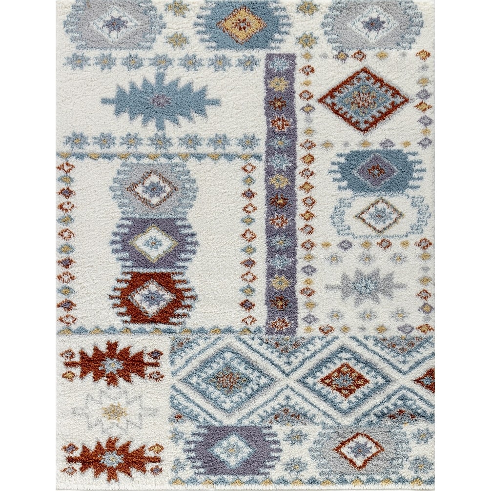 Loft Shag GC_CZY1007 Ivory Shaggy Area Rug