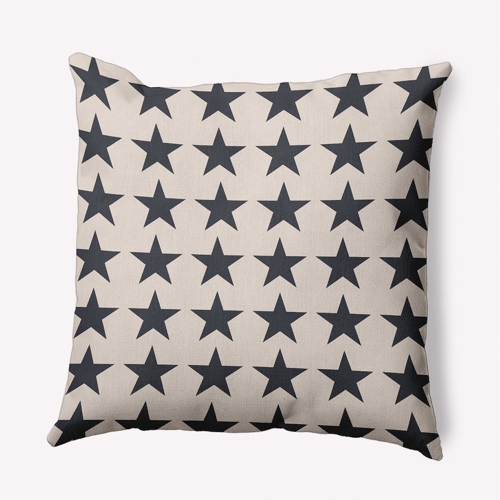 4th of July Stars Polyester Indoor/Outdoor Pillow