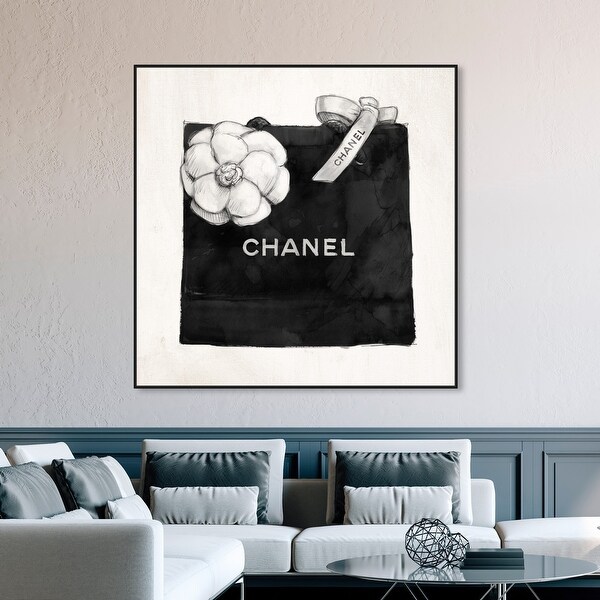 Oliver Gal 'Luxury Shopping Bag' Fashion and Glam Wall Art Framed