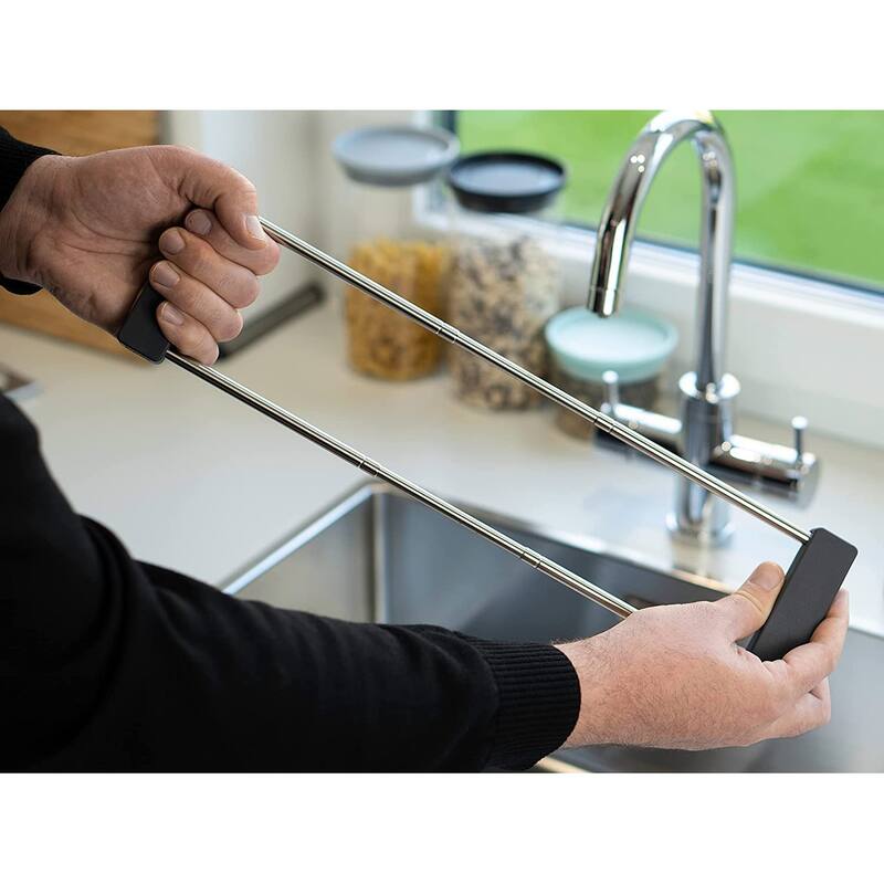 Sanni Shoo drip.it plus Stainless Steel Kitchen Sink Caddy - Bottle Holder for 3 Bottles