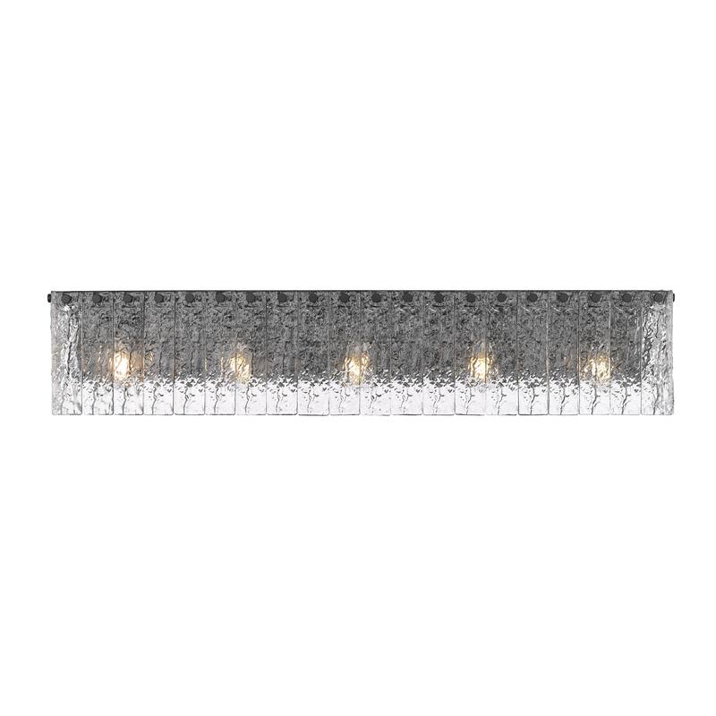 Z-Lite Glacier 5 Light Vanity - Matte Black