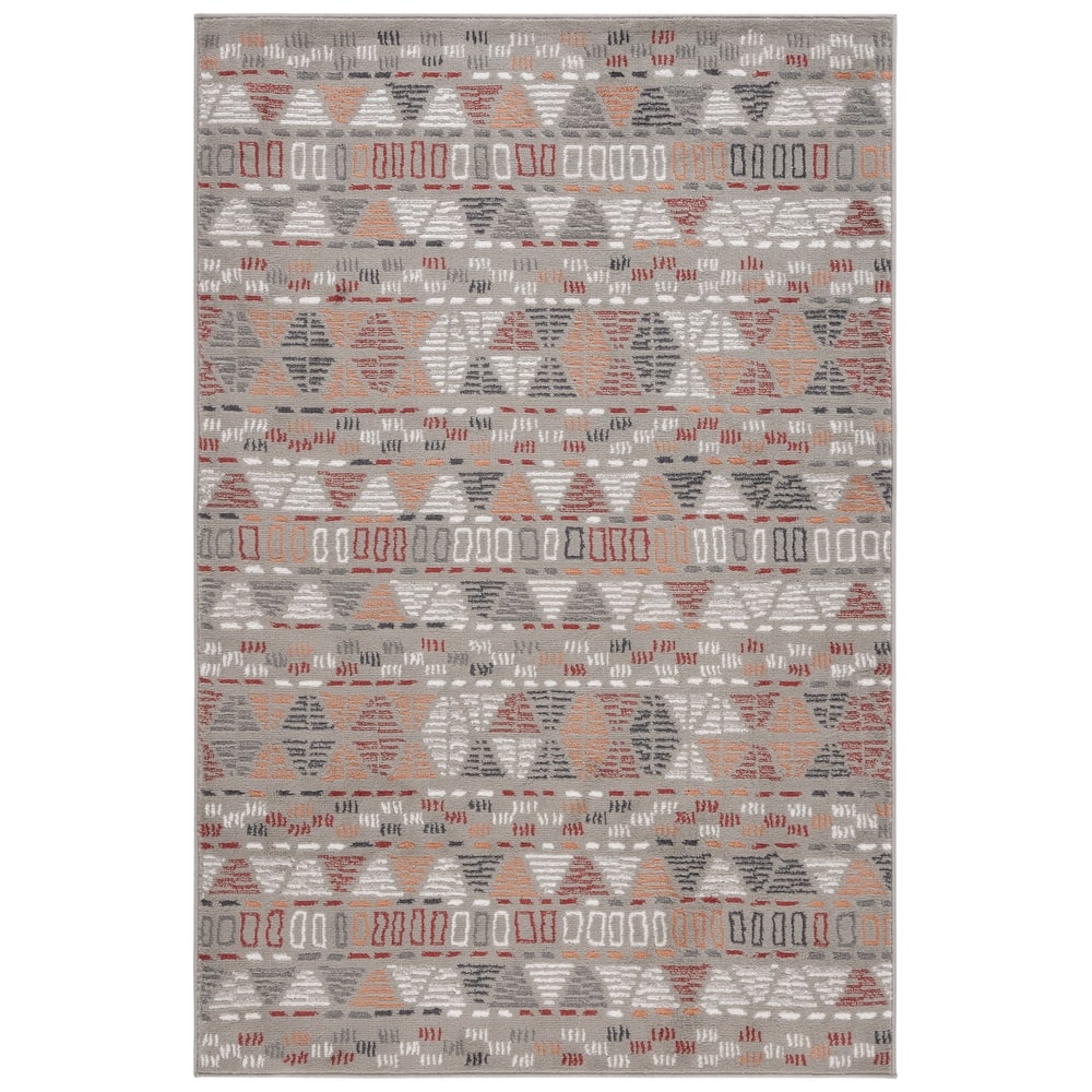 SAFAVIEH Pyramid Malissie Boho Geometric Rug