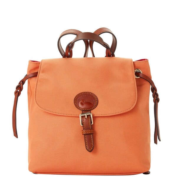 dooney nylon flap backpack