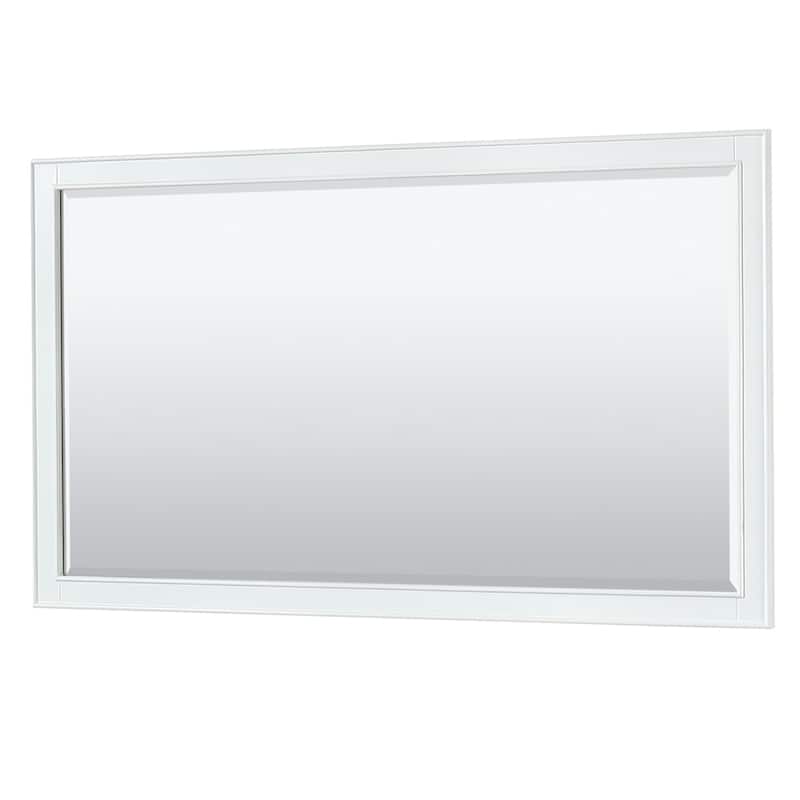 Deborah 60-inch Double Vanity, Quartz Top, 58-inch Mirror
