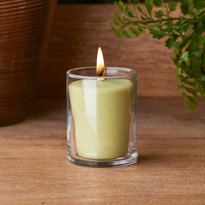 ROOT Candles Scented 20 Hr. Votive, Tea Leaf & Honey, box of 3 ea.