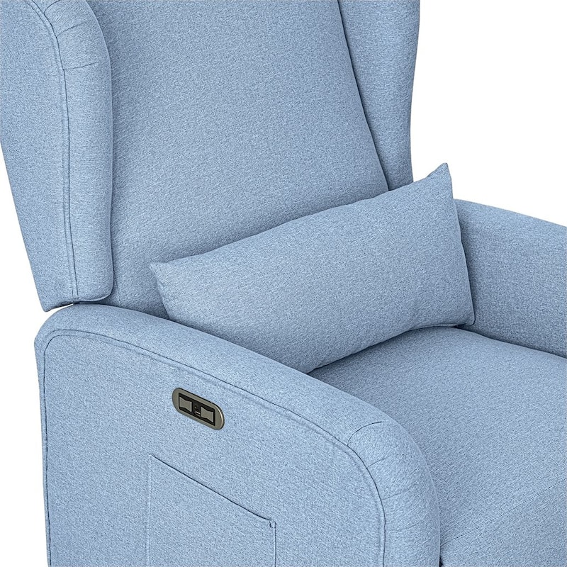 Madison Park Candace Power Recliner 3-in-1 with Swivel, Glider, USB Ports