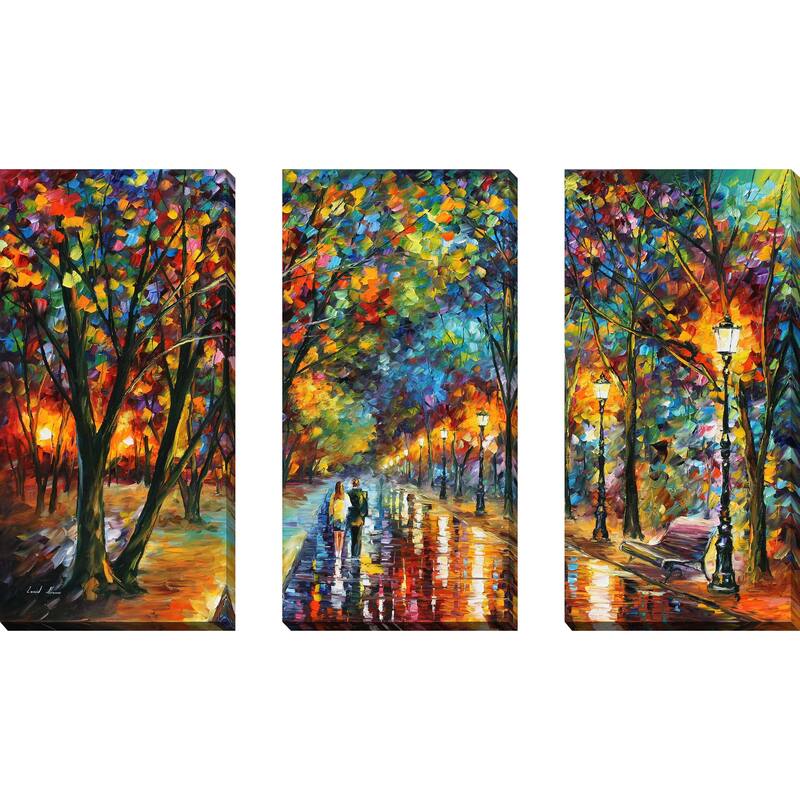 "When The Dreams Came True" by Leonid Afremov 3 Piece Set on Canvas