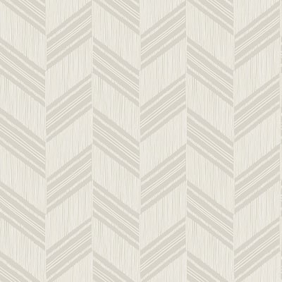 Seabrook Designs Boho Rhapsody Chevron Stringcloth Unpasted Wallpaper - 20.5 in. W x 33 ft. L