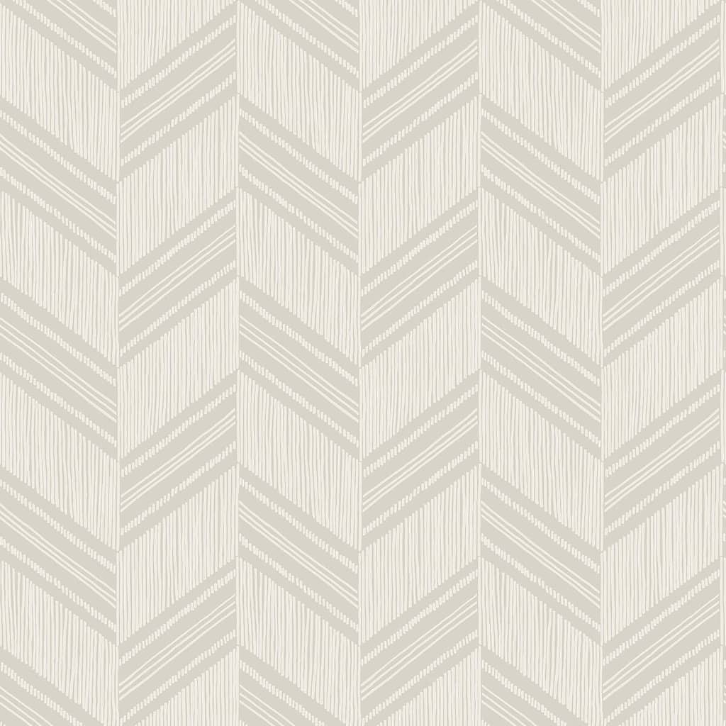 Seabrook Designs Boho Rhapsody Chevron Stringcloth Unpasted Wallpaper - 20.5 in. W x 33 ft. L