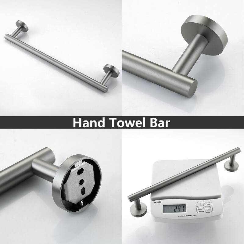 AITINKAN 3-Piece Bath Hardware Set Towel Holder Set in Stainless Steel