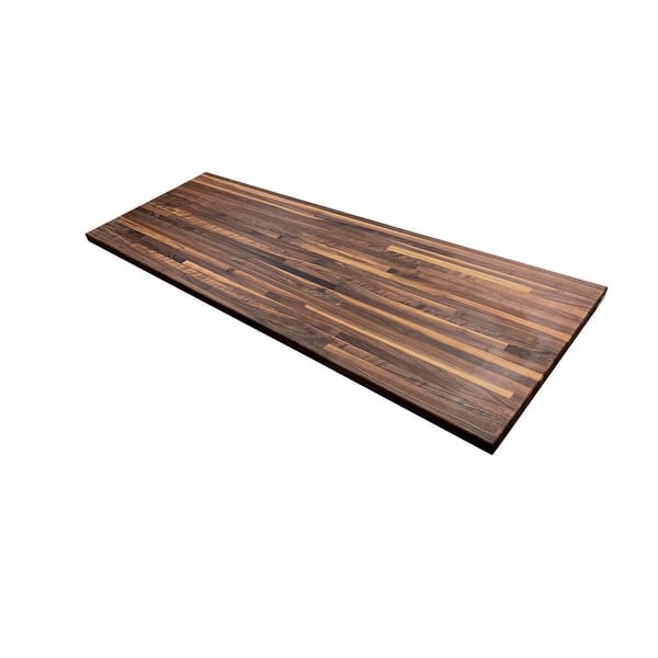 Forever Joint Walnut 36 X 72 Butcher Block Kitchen Island Top