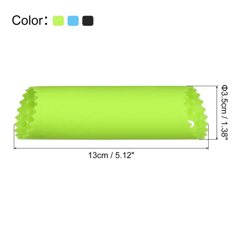 Silicone Garlic Peeler Tube Non Slip for Useful Kitchen Tool, Black/Blue/Green - Black/Blue/Green