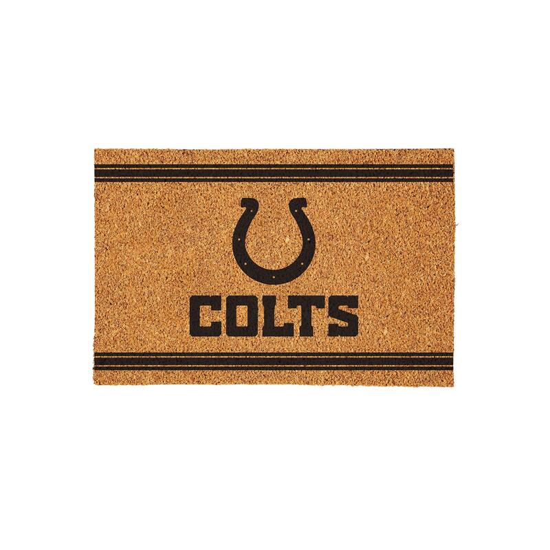 Indianapolis Colts Monochrome Indoor/Outdoor Coir Door Mat