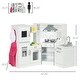 preview thumbnail 3 of 5, Wooden Play Kitchen Set for Toddler, Kids Pretend Play Toy Kitchen, Ages 3-6 Years Old, White