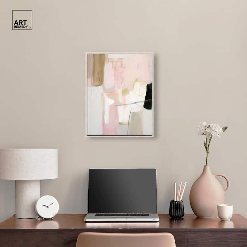 Pistachio Pink II Canvas by Art Remedy
