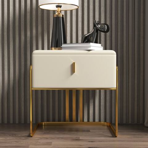 Mid-century Modern 1-drawer Bedroom Nightstand