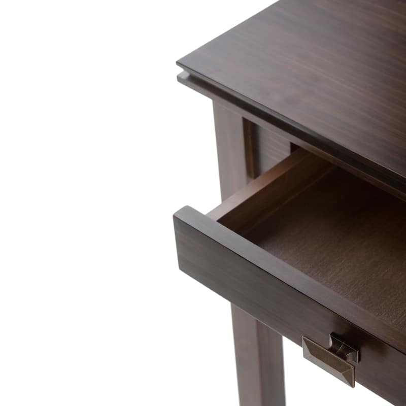 WYNDENHALL Stratford SOLID WOOD 46 inch Wide Transitional Console Sofa Table - 45.9 Inches wide
