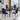 5-Piece Dining Table Set and Upholstered Dining Chair - 17"Wx16"Dx39"H