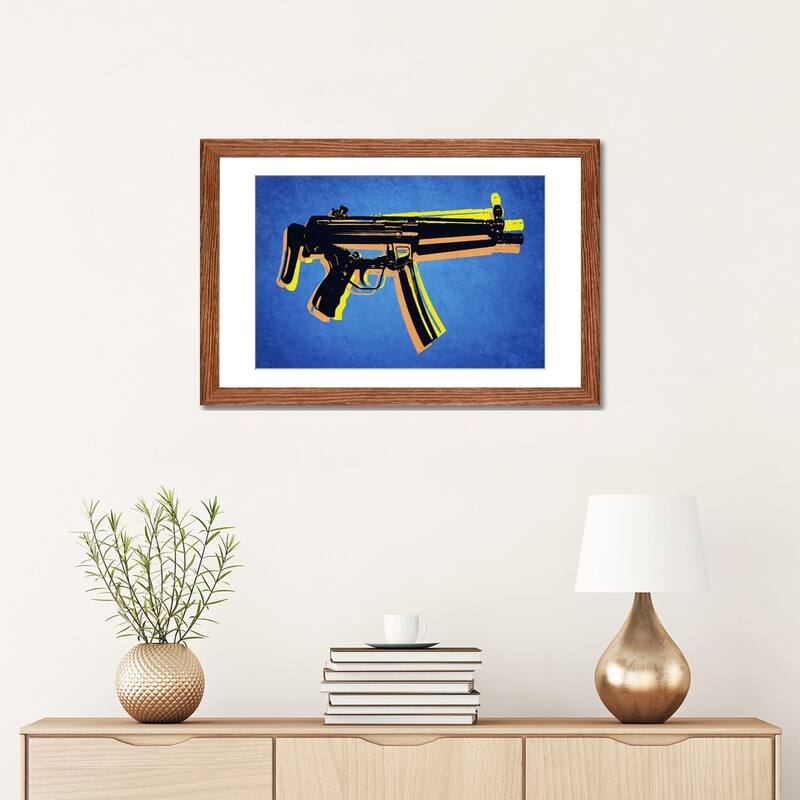 iCanvas "MP5 Sub Machine Gun" by Michael Tompsett