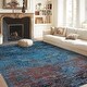 preview thumbnail 39 of 38, Ombre Vintage Area Rug Distressed Washable Living Room Bedroom Rug Indoor Carpet Ultra-Thin Soft Rug Non-Slip