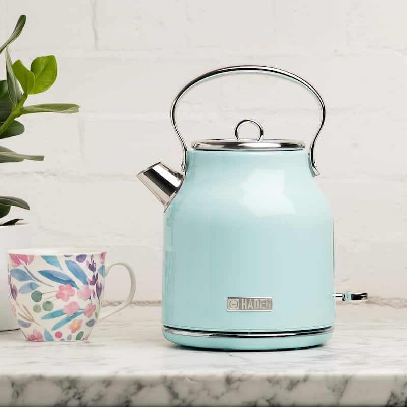 Haden Heritage 1.7 Liter Stainless Steel Electric Tea Kettle