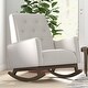 preview thumbnail 6 of 8, Westham Modern Indoor Nursery Rocking Armchair for Bedroom and Livingroom