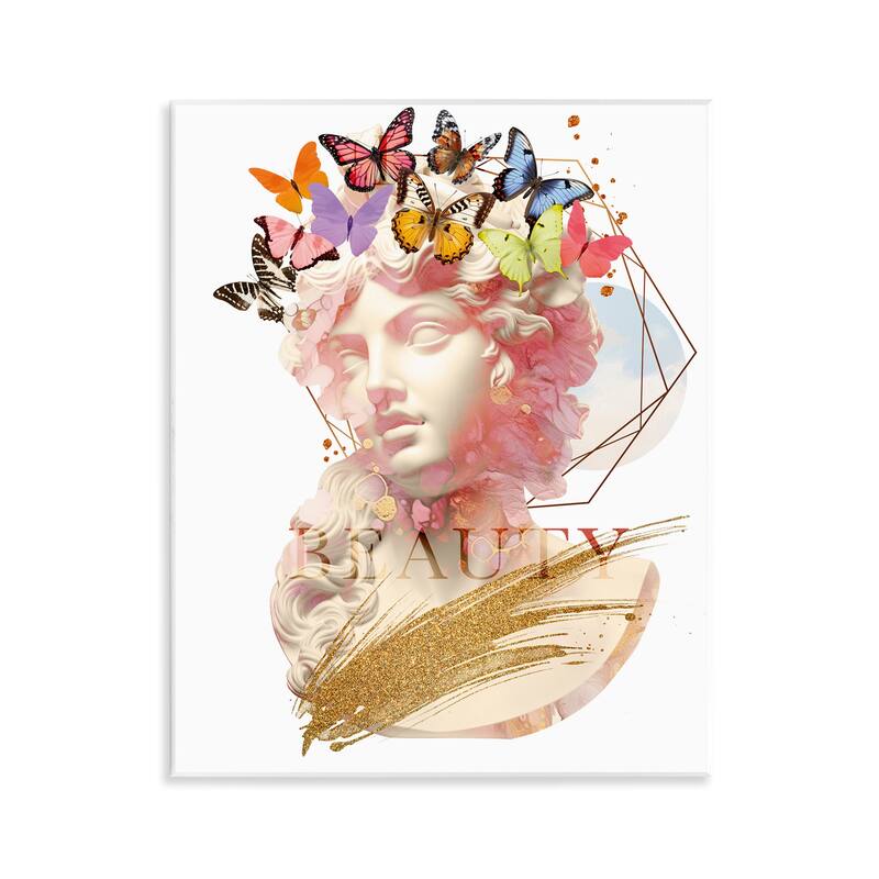 Stupell Beauty Statue Portrait Wall Plaque Art Design By Susan Arnot - 11 x 14