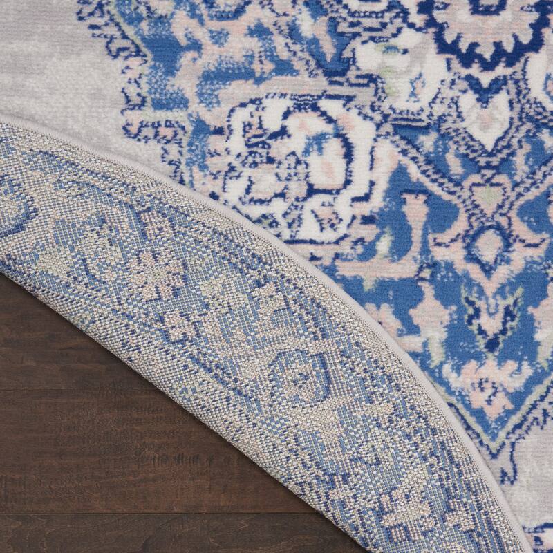 Nourison Whimsicle Modern Persian Floral Medallion Area Rug
