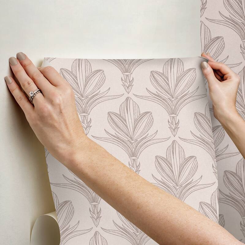 NuWallpaper Larkyn Blush Peel and Stick Wallpaper